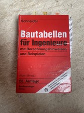 Schneider bautabellen ingenieu gebraucht kaufen  Bergkirchen