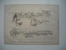 Gravure 1878. espagne. d'occasion  Laxou