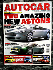 AUTOCAR Magazine -9 November  2004 -DBR9, Ariel Atom, PT Cruiser Cabrio, Ferrari for sale  BRECON