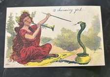 Antique postcard snake for sale  Beverly