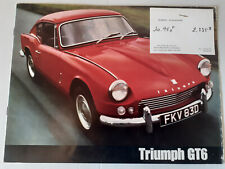 Catalogue brochure triumph d'occasion  Cambrai