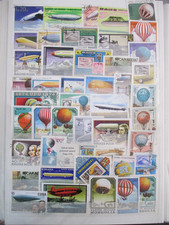 Lot timbres ballons d'occasion  Châteauneuf-sur-Loire