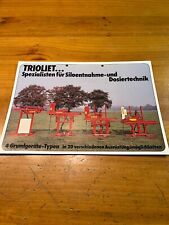 Prospekt trioliet traktor gebraucht kaufen  Spraitbach