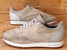 Reebok Classic Suede/Leather Low Trainers UK8/US9/EU42 BS7893 Sand Stone comprar usado  Enviando para Brazil