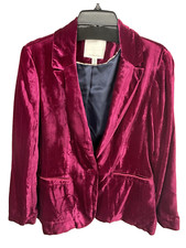 Anthropologie velvet blazer for sale  Mabelvale