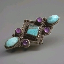 Vintage sterling turquoise for sale  Parma