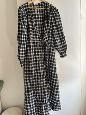 Ganni gingham wrap for sale  LONDON