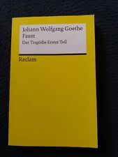 Reclam johann wolfgang gebraucht kaufen  Duisburg
