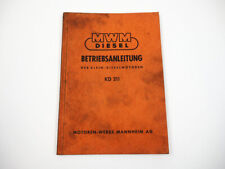 Mwm kd211 dieselmotor gebraucht kaufen  Merseburg