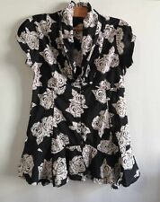 Tunique noire blanche d'occasion  Bourg-de-Thizy