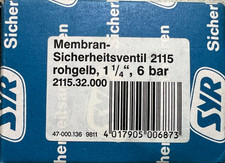 Syr membran sicherheitsventil gebraucht kaufen  Ronneburg