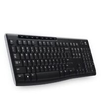 Teclado sem fio Logitech K270, receptor unificador USB, preto - CAIXA DANIFICADA, usado comprar usado  Enviando para Brazil