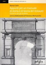 Appunti per manuale usato  Milano