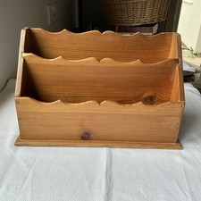 vintage wooden letter rack for sale  BURY ST. EDMUNDS