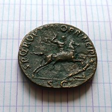Trajan dupondius spqr d'occasion  Angoulême
