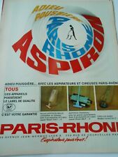 Advertising 1964 aspirateurs d'occasion  Expédié en Belgium
