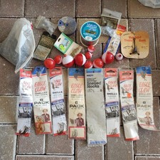 Iscas de pesca para esportes ao ar livre suprimentos de isca ganchos, larvas, bobbers de sombra corda camuflada  comprar usado  Enviando para Brazil
