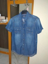 Camicia jeans blue usato  Marigliano