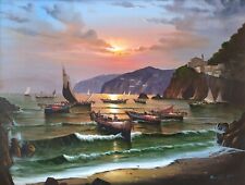 Paesaggio costiero napoletano usato  Napoli