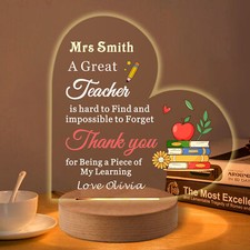 Personalised thank teacher for sale  UK