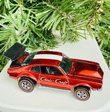 Usado, Hot Wheels Redline 1970 Mighty Maverick EUA Vermelho com Decalque Listra e Asa Chris Craft comprar usado  Enviando para Brazil