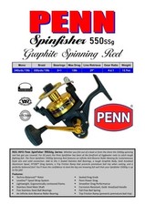 Penn spinfisher graphite for sale  WALLASEY