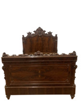 Antico letto legno usato  Torino
