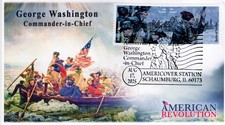 25-319, 2025, Americover, Capa de Evento, Carimbo Postal Pictorial, George Washingt comprar usado  Enviando para Brazil