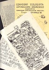Volantini politici anarchia usato  Villafranca in Lunigiana