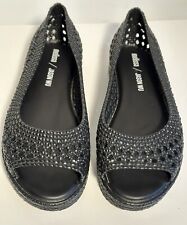 MELISSA JASON WU CAMILLA TECIDO PRETO GELÉIA BIQUEIRA ABERTA SAPATOS BAIXOS FEMININOS 6 comprar usado  Enviando para Brazil