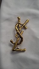 Vintage goldtone ysl d'occasion  Expédié en Belgium