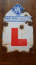 Vintage enamel learner for sale  LEDBURY