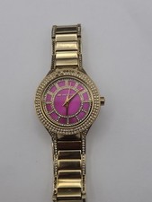 Usado, Relógio feminino Michael Kors MK3442 mini Kerry mostrador fúcsia tom dourado aço inoxidável comprar usado  Enviando para Brazil