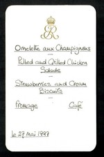 Royal menu queen for sale  EASTBOURNE