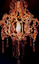 Chandelier crystal pink for sale  Fort Lauderdale