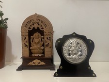 Lakshmi statue wooden for sale  HAMPTON