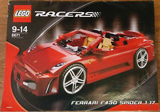 Usado, Lego Racers 8671 Ferrari F430 Spider 100% komplett mit Anleitung + Aufkleber comprar usado  Enviando para Brazil