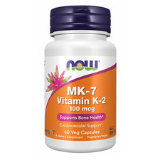 Witamina K-2 MK-7 100 mcg 60 kapsułek wegetariańskich Now Foods na sprzedaż  Wysyłka do Poland