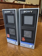 Vintage Sony SRS-50 Sistema de Alto-falante Ativo Para Walkman Discman Par de Alto-falantes 1985, usado comprar usado Vintage Sony SRS-50 Sistema de Alto-falante Ativo Para Walkman Discman Par de Alto-falantes 1985, usado comprar usado  Enviando para Brazil