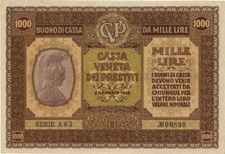 Lire 1.000 cassa usato  Villarboit