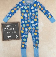 LITTLE SLEEPIES Blue Milk & Cookies Sleeper tamanho 18-24 meses comprar usado  Enviando para Brazil