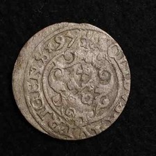 *Ducado da Livônia 1 moeda de prata xelim 1597 Sigismundo III [E1438] 7b5 comprar usado  Enviando para Brazil