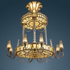 Lampadario liberty antico usato  Cambiago