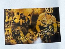 Usado, Pôster de ciclismo Oakley Lance Armstrong 2005 colecionadores de ouro equipe de descoberta de bicicleta comprar usado  Enviando para Brazil