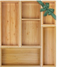 Bamboo drawer organizer for sale  Brooklyn