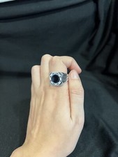 Anel estilo design relógio feminino prata esterlina 925 ônix preto tamanho 9 comprar usado Anel estilo design relógio feminino prata esterlina 925 ônix preto tamanho 9 comprar usado  Enviando para Brazil