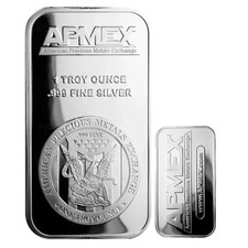 Silver bar apmex for sale  NELSON