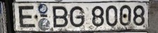 Din kennzeichen 8008 gebraucht kaufen  Halle