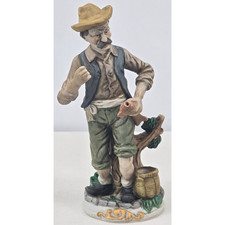 Ceramic fisherman figurine for sale  Manassas