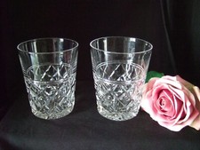 Pair lead crystal for sale  NORWICH